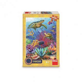Dino Puzzle Neon Podmořský svět 100 XL dílků