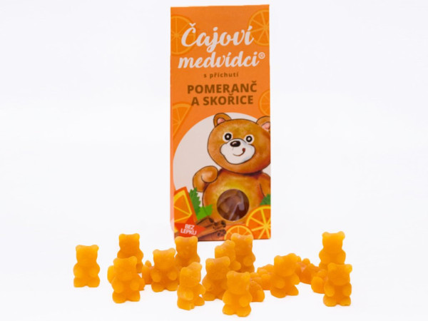 Lipoo Čajoví medvídci s příchutí pomeranče a skořice
