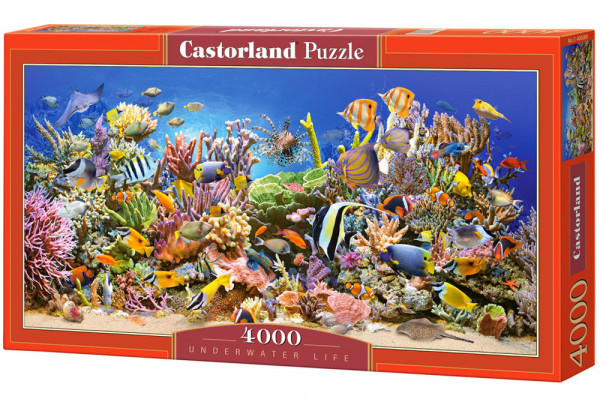 Castorland 400089 puzzle Podvodní život 4000 dílků