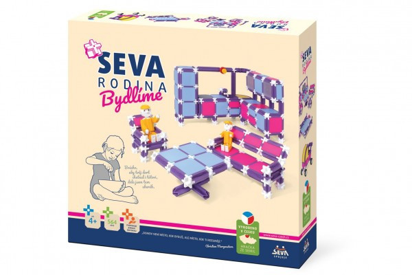 Seva Stavebnice SEVA RODINA Bydlíme plast 564ks