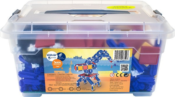 Vista Stavebnice SEVA 5 Jumbo plast 1064ks v plastové krabici 40x19x27cm