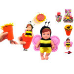 Miminko Babyblooms 12,5cm s doplňky a květinou 12druhů v krabičce