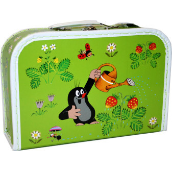 Kazeto kufr dětský Krtek střední světlezelený kufřík 31 x 22 x 9 cm