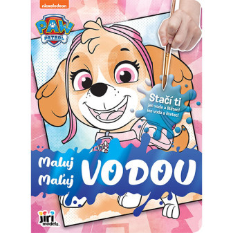 Models  - Maluj vodou Tlapková patrola růžové 4279-0