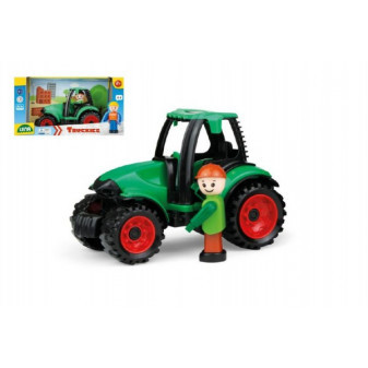 Lena Auto Truckies traktor plast 25cm s figurkou