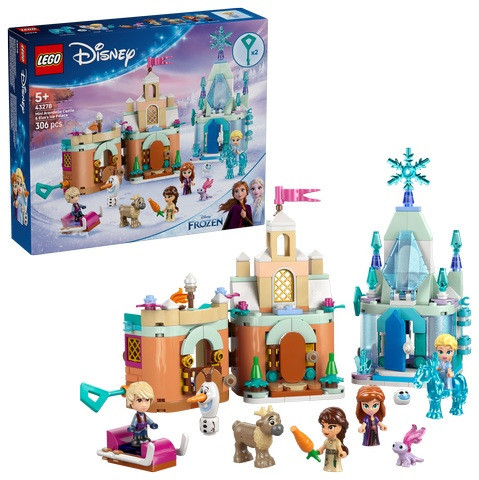 LEGO® Disney 43278 Miniaturní hrad Arendelle a Elsa a její ledový palác