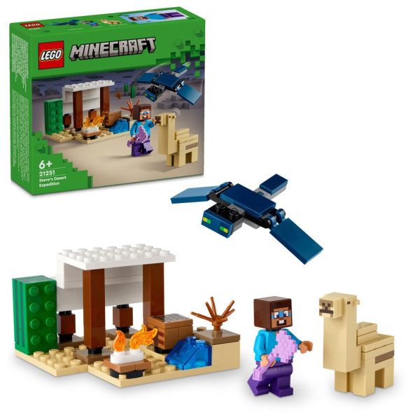 LEGO® Minecraft® 21251 Steve a výprava do pouště