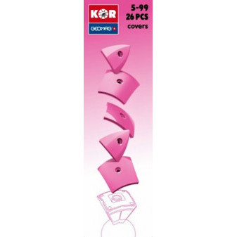 Geomag 574  Kor Bright Pink 26 dílků