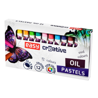 Easy COLOPRO Sada olejových pastelů, 12 barev
