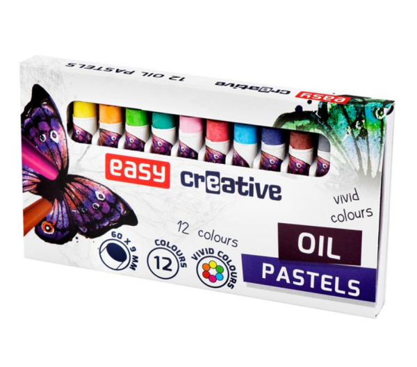 Easy COLOPRO Sada olejových pastelů, 12 barev