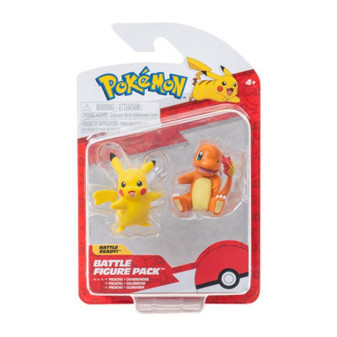 Pokémon akční figurky - 2 pack Asst Charmander a Pikachu