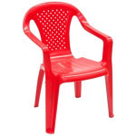 Marian plast židlička židle plastová dětská červená