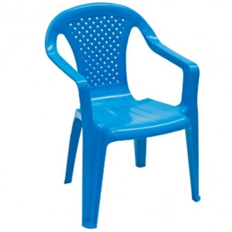 Marian plast židlička židle plastová dětská modrá