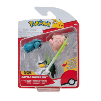 Pokémon figurky - 3 ks v balení Beldum+Sirfetch'd+Clefairy