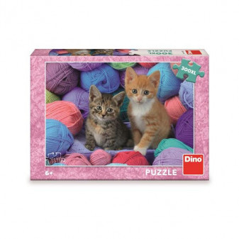 Dino Puzzle Koťátka 300 XL dílků
