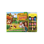 Zvuková knížka Moje zvířátka z farmy s mobilem na baterie 22x14cm CZ text