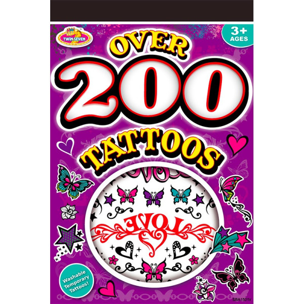 Tetování velká kniha 200 ks