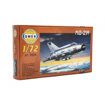 Směr 926 Model MiG-21R 1:72 15x21,8cm v krabici 25x15x4,5cm