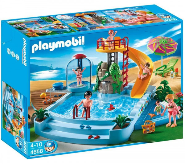 Playmobil 4858 Bazén se skluzavkou