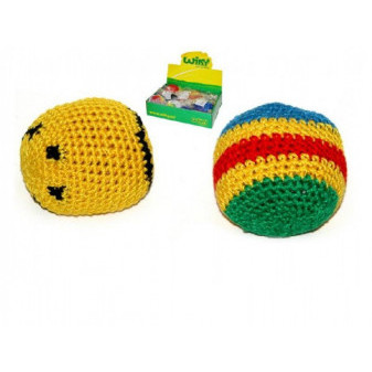 Hakysák míček footbag 6cm háčkovaný textilní hakissák