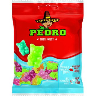 Pedro Želé bonbóny Pedro Tutti Frutti 80 g