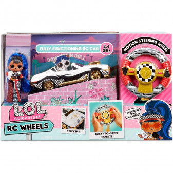 MGA L.O.L. Surprise RC Wheels auto s panenkou na dálkové ovládání