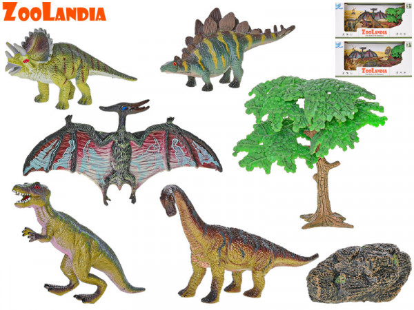 Zoolandia dinosaurus 3druhy 5ks v krabičce