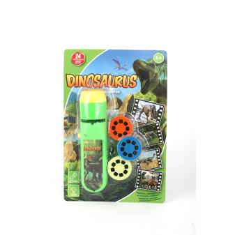 Baterka a projektor Dinosaurus