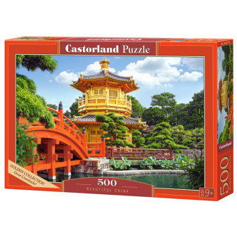 Castorland 52172 puzzle Čínská zahrada, Hong Kong 500 dílků