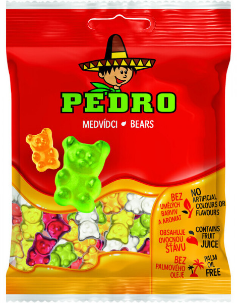 Pedro Želé bonbóny Pedro Medvídci 80 g