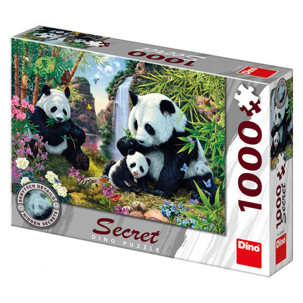 Dino puzzle Pandy 1000 dílků