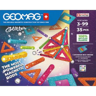 Geomag 535 Glitter Recycled 35 pcs