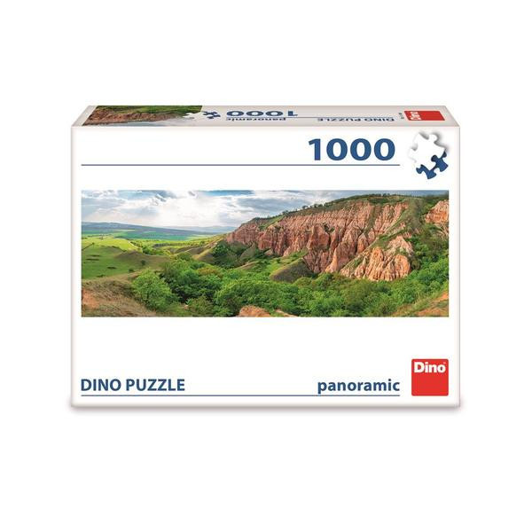 Dino Puzzle Červená rokle 1000 dílků panorama