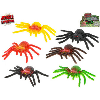 Jungle Expedition pavouk 14cm 6barev