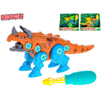 Dinoworld dinosaurus skládací šroubovací 18cm