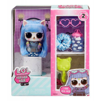 MGA L.O.L. Hair Hair Hair zvířátko -  kočka