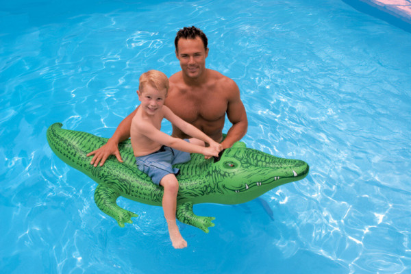 Intex 58546 nafukovací krokodýl aligátor nafukovací 168 x 86 cm