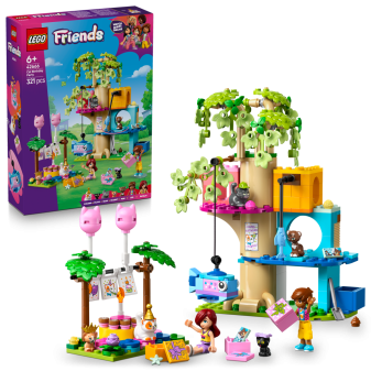 LEGO® Friends 42666 Kočičí narozeninová oslava a dům na stromě