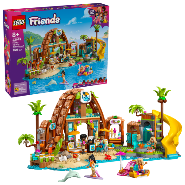 LEGO® Friends 42673 Rodinná dovolená u pláže
