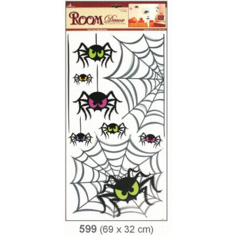 Anděl pokojová dekorace pavouci 69 x 32 cm