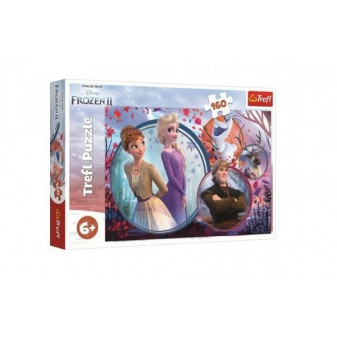 Trefl Puzzle Ledové království II Frozen II 160 dílků