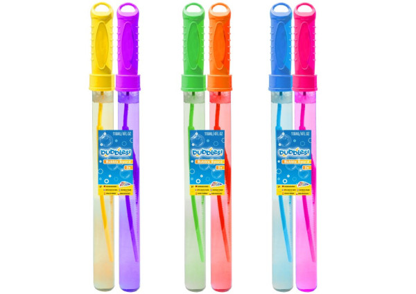 Bublifuková hůlka 2 ks 32 cm 118 ml v jedné hůlce