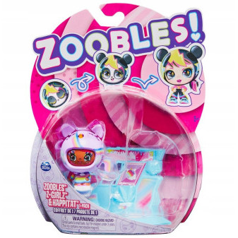 Spin Master Zoobles panenka - světle fialová