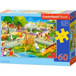 Castorland 66155 puzzle Návštěva ZOO 60 dílků