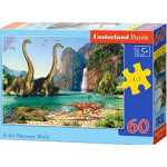 Castorland 6922 puzzle Dinosauří svět 60 dílků