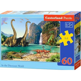 Castorland 6922 puzzle Dinosauří svět 60 dílků