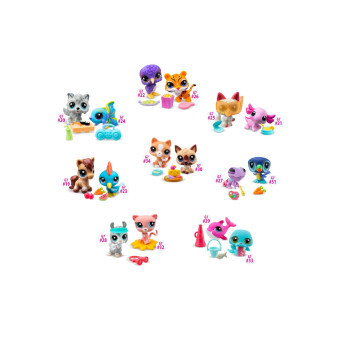 Littlest Pet Shop 2 figurky - 6 druhů