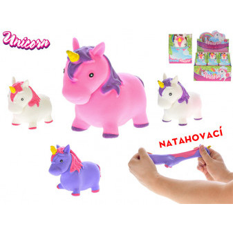 Unicorn jednorožec strečový natahovací 4barvy