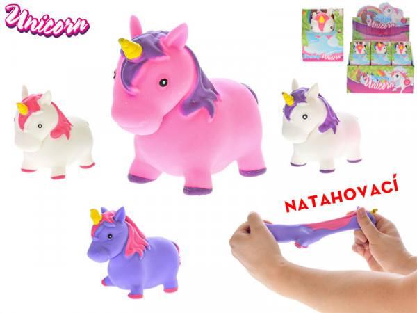 Unicorn jednorožec strečový natahovací 4barvy