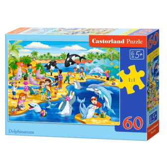 Castorland 661481 puzzle 60 dílků Delfinárium